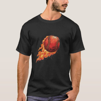 Feuer Baseball  T-Shirt