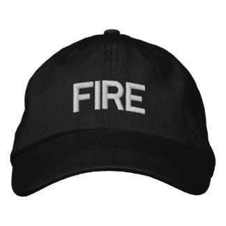 FEUER BESTICKTE BASEBALLKAPPE