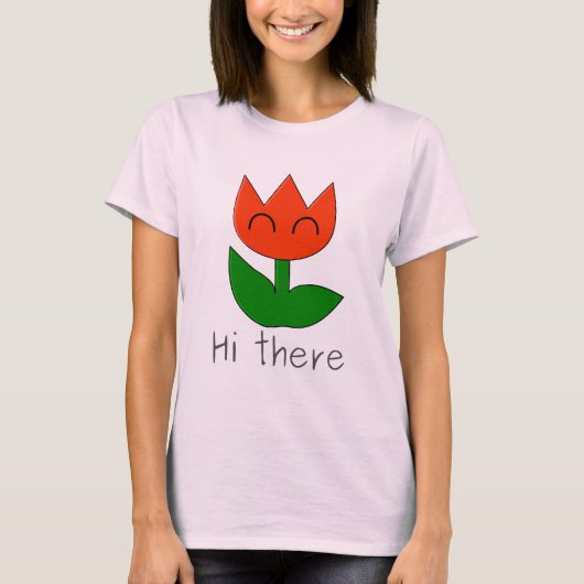 Feuer-Blume T-Shirt (Vorderseite)