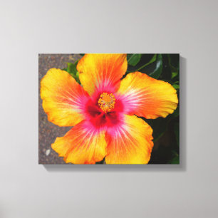 Feuer-Blumen-Leinwand Leinwanddruck