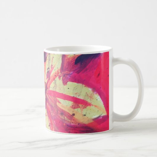 Feuer-Blumen-Tasse Kaffeetasse (Rechts)