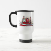 Feuer-Boots-Reise-Tasse Reisebecher (Links)