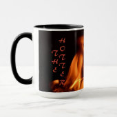 Feuer brennen Flammen umso besser Tasse (Links)