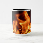 Feuer brennen Flammen umso besser Tasse (Zentrum)