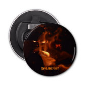 Feuer brennende Flammen Flaschenöffner (Vorderseite)