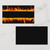 Feuer-brennende Flammen-Visitenkarten Visitenkarte (Vorne/Hinten)