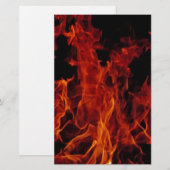 Feuer Briefpapier (Vorne/Hinten)
