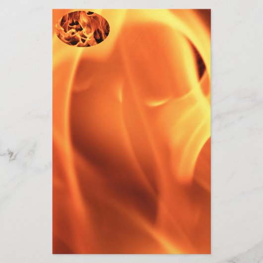 Feuer Briefpapier (Vorderseite)