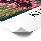 Feuer Clown I (Feuergefecht) von Paul Klee Poster (Ecke)