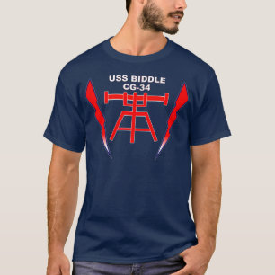 Feuer Controlman USSs Biddle T-Shirt