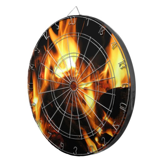 Feuer Dartscheibe (Vorderseite rechts)