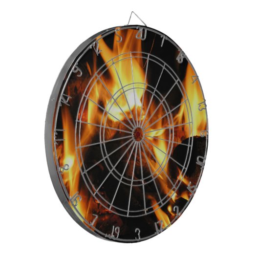 Feuer Dartscheibe (Vorderseite Links)