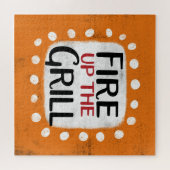 Feuer das Grill-Puzzle auf Puzzle (Horizontal)