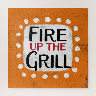 Feuer das Grill-Puzzle auf Puzzle