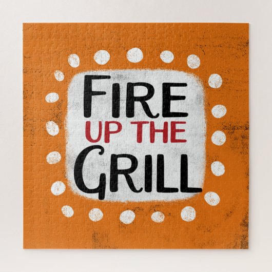 Feuer das Grill-Puzzle auf Puzzle (Vertikal)