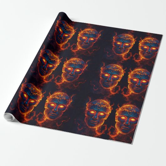 Feuer der Götter. Geschenkpapier (Ungerollt)