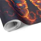 Feuer der Götter. Geschenkpapier (Rolleneckpunkt)