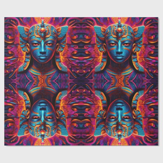 Feuer der Götter Geschenkpapier (Flach)