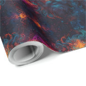 Feuer der Götter. Geschenkpapier (Rolleneckpunkt)
