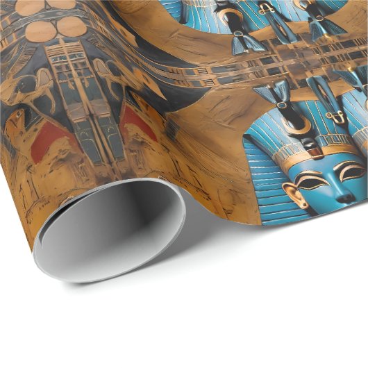 Feuer der Götter Geschenkpapier (Rolleneckpunkt)