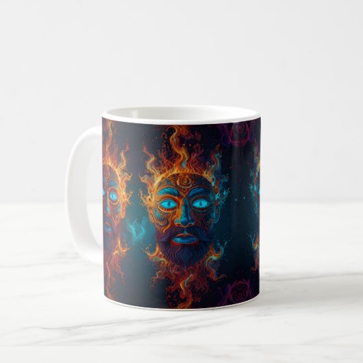 Feuer der Götter. Kaffeetasse (Vorderseite Links)