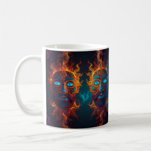 Feuer der Götter. Kaffeetasse (Links)