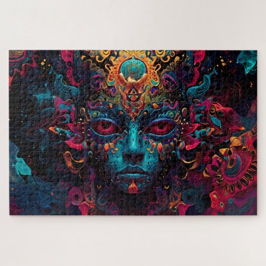 "Feuer der Götter" mit verschiedenen Gottheiten-Se Puzzle (Horizontal)