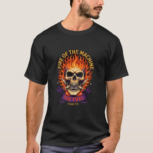Feuer der Maschine T-Shirt (Vorderseite)