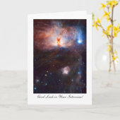 Feuer des Flammennebels - Interview-Viel Glück Karte (Gelbe Blume)