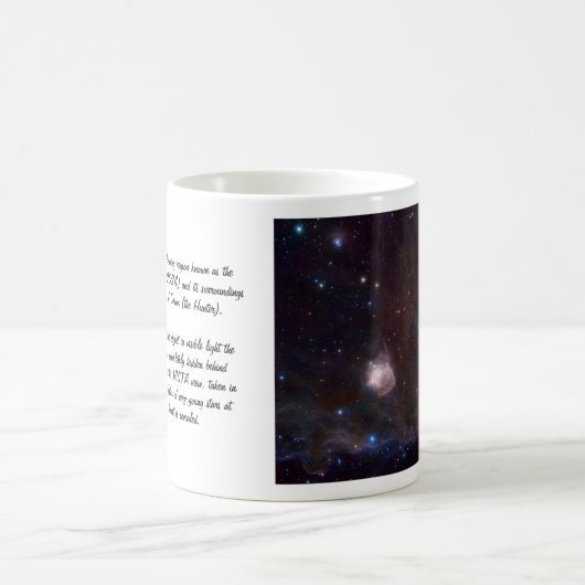 Feuer des Flammennebels - NGC 2024 in Orion Kaffeetasse (Mittel)