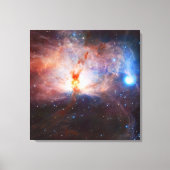 Feuer des Flammennebels - NGC 2024 in Orion Leinwanddruck (Vorderseite)
