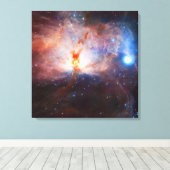Feuer des Flammennebels - NGC 2024 in Orion Leinwanddruck (Insitu (Holzboden))