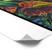 Feuer des Gottes von Tiki Poster (Ecke)