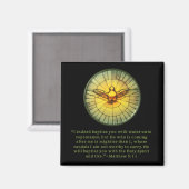 Feuer des Heiligen Geistes Magnet (Vorderseite/Rückseite)
