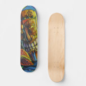 Feuer des Tiki Gottes Skateboard (Vorderseite)