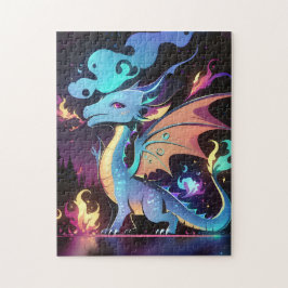 Feuer des verzauberten Drachen Puzzle