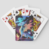 Feuer des verzauberten Drachen Spielkarten (Rückseite)