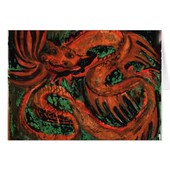 Feuer-Drache (Vorderseite (Horizontal))