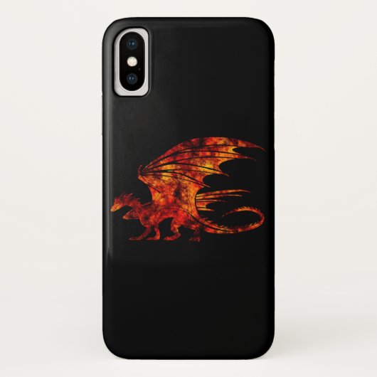 Feuer-Drache Case-Mate iPhone Hülle (Rückseite)