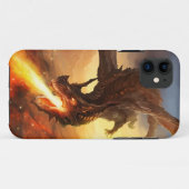 Feuer-Drache Case-Mate iPhone Hülle (Rückseite (Horizontal))