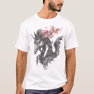 Feuer-Drache-Einhorn-Hybrid (1) T-Shirt