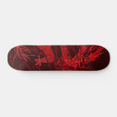 Feuer-Drache-Element-kundenspezifisches Skateboard (Horizontal)