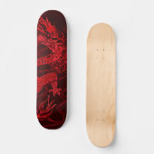 Feuer-Drache-Element-kundenspezifisches Skateboard (Vorderseite)