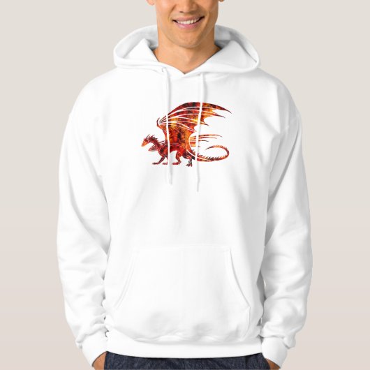 Feuer-Drache Hoodie (Vorderseite)