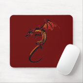 Feuer-Drache Mousepad (Mit Mouse)