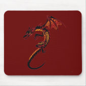 Feuer-Drache Mousepad (Vorne)