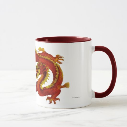 Feuer-Drache-Tasse Tasse (Rechts)