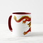 Feuer-Drache-Tasse Tasse (Vorderseite Links)