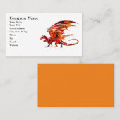 Feuer-Drache Visitenkarte (Vorne/Hinten)