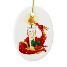 Feuer-Drache-Weihnachtsverzierung